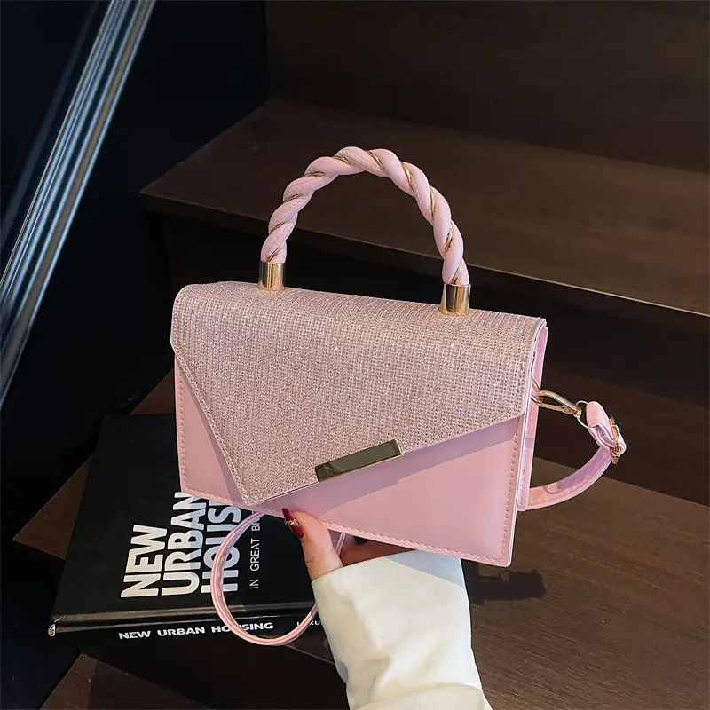 New Style Women's Gold Embroidered Crossbody Bag - Image 8