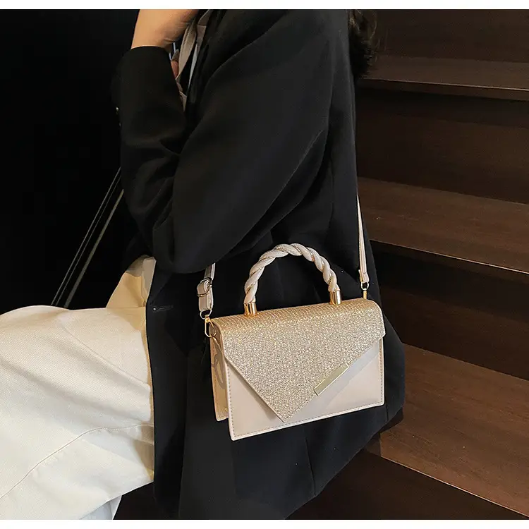 New Style Women's Gold Embroidered Crossbody Bag — feature 12