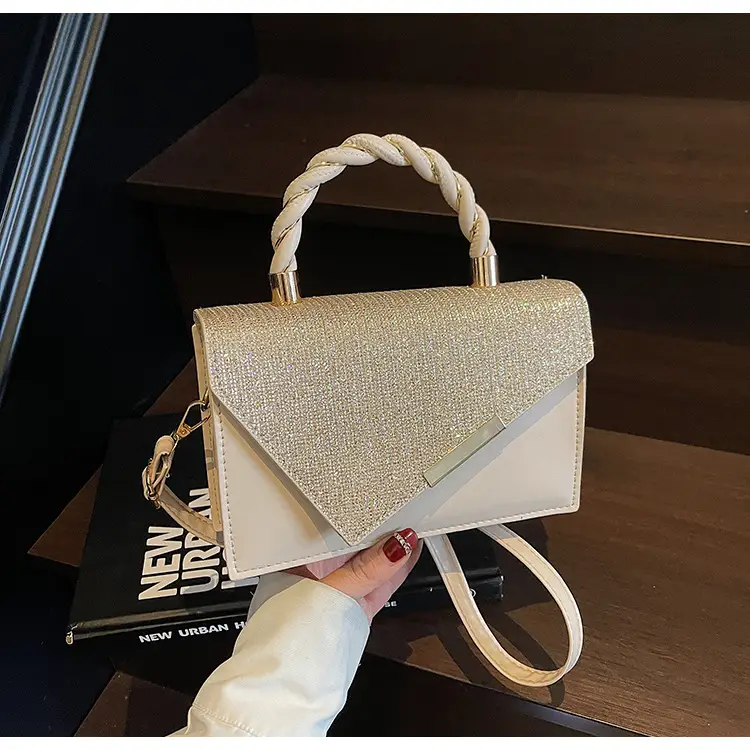 New Style Women's Gold Embroidered Crossbody Bag — feature 21