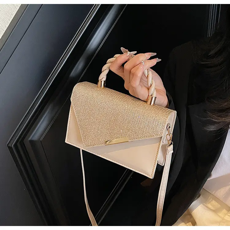 New Style Women's Gold Embroidered Crossbody Bag — feature 9