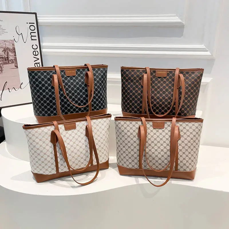 2025 Printed Tote Bag Women Large Capacity Shoulder Bag - Image 5