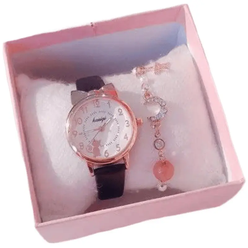 Korean Version Cute Girl Pointer Cartoon Digital Quartz Watch for Girls - Image 20