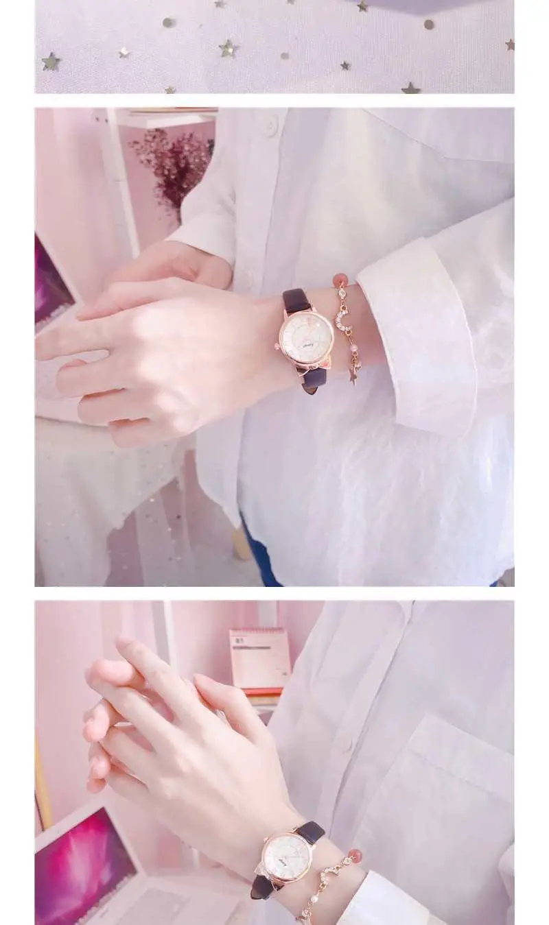 Korean Version Cute Girl Pointer Cartoon Digital Quartz Watch for Girls — feature 12