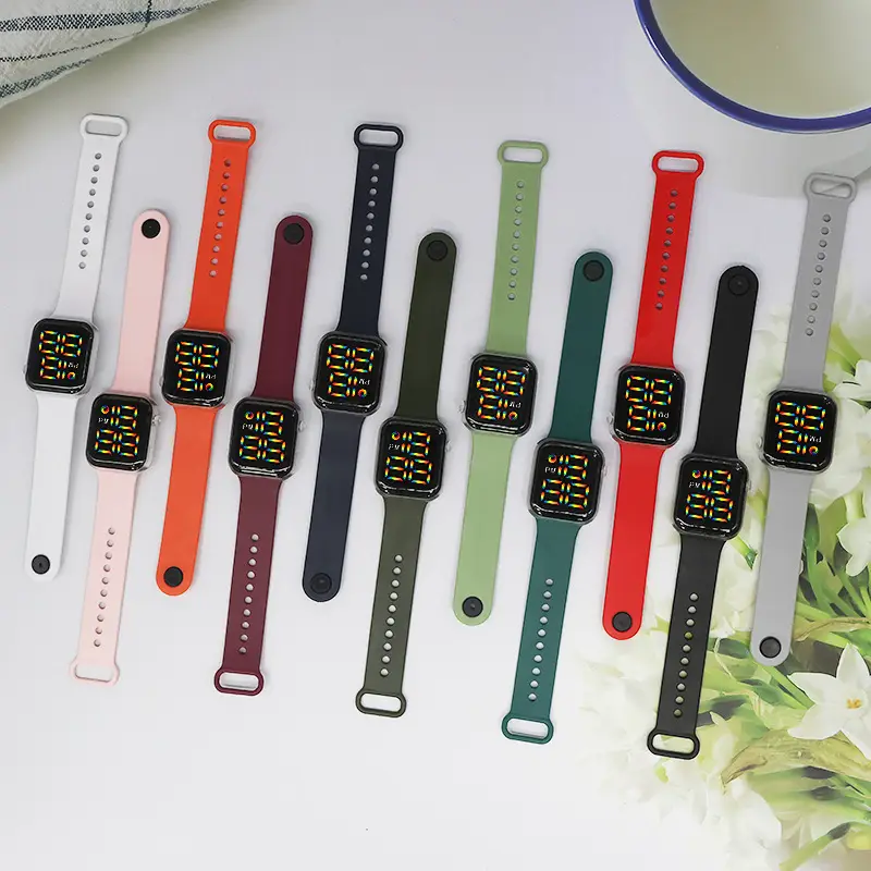 Green LED Smart Watch with Colorful Display - Image 13