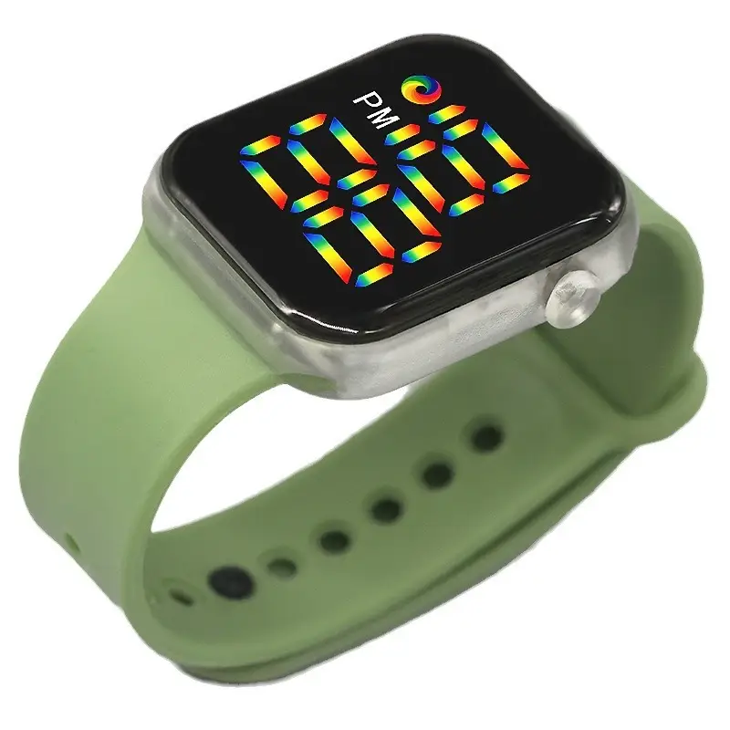 Green LED Smart Watch with Colorful Display - Image 16