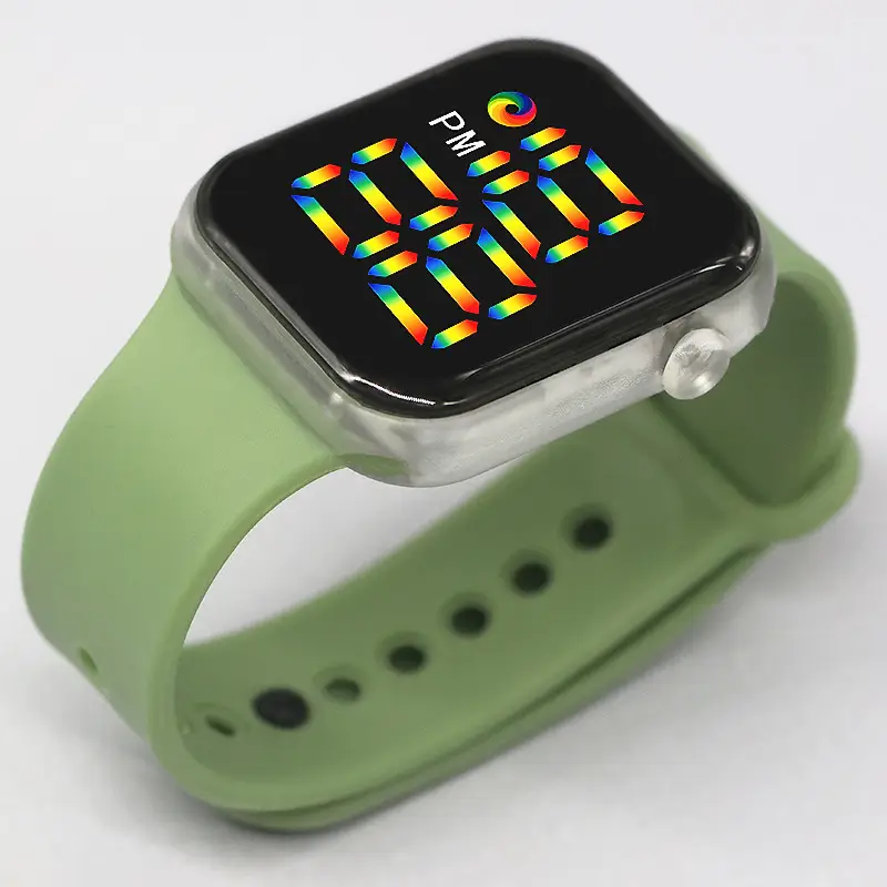 Green LED Smart Watch with Colorful Display - Image 10
