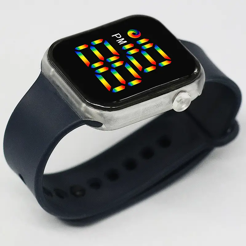 Green LED Smart Watch with Colorful Display - Image 2