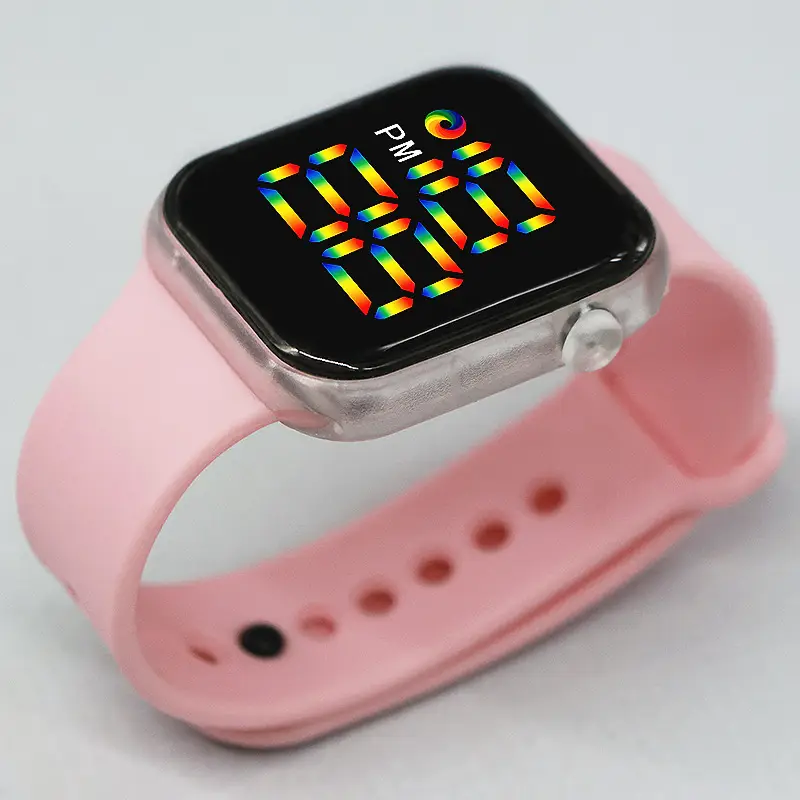 Green LED Smart Watch with Colorful Display - Image 4