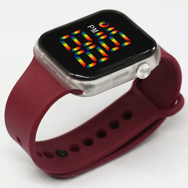 Green LED Smart Watch with Colorful Display - Image 8
