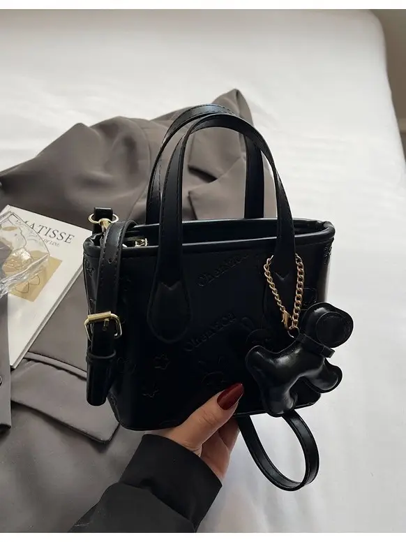 Black Crossbody Bag Women Summer 2025 High-end Western Style - Image 6