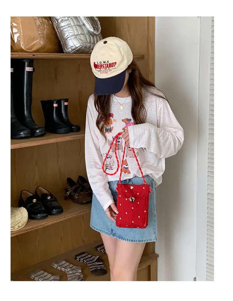 Women's Korean Style Shoulder Crossbody Mobile Bag Set — feature 10
