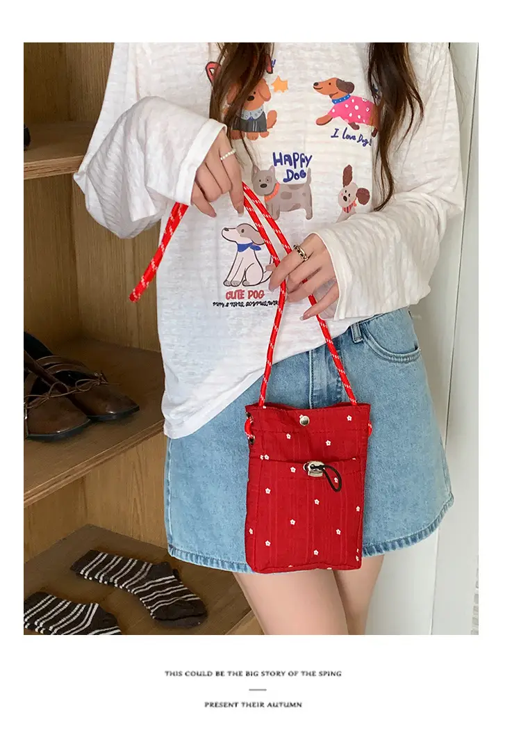 Women's Korean Style Shoulder Crossbody Mobile Bag Set — feature 11