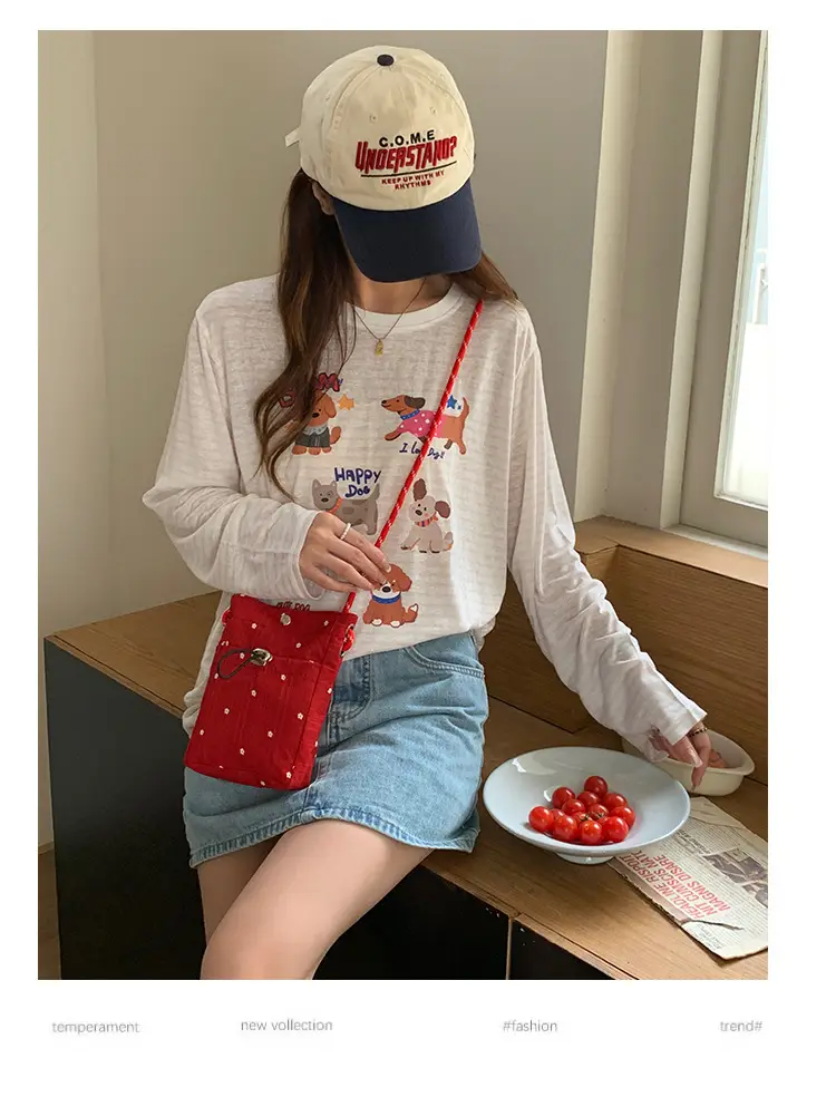 Women's Korean Style Shoulder Crossbody Mobile Bag Set — feature 12