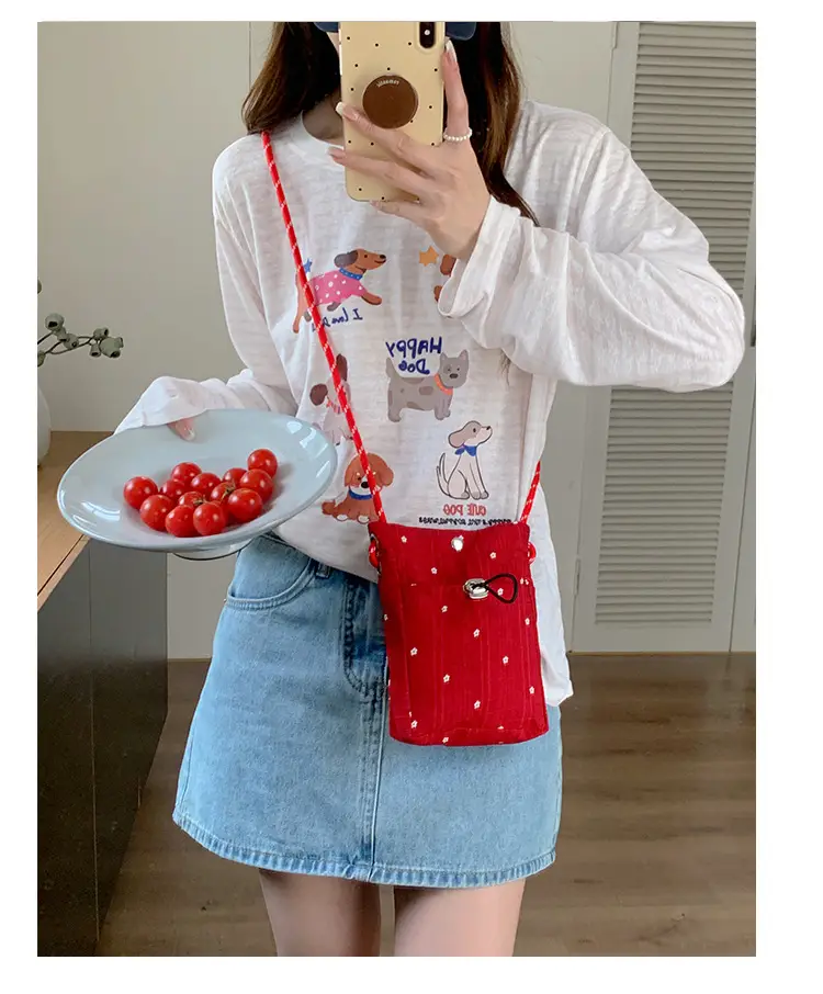 Women's Korean Style Shoulder Crossbody Mobile Bag Set — feature 13