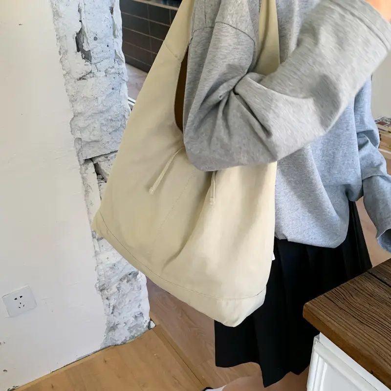 French Style Women's Bow Shoulder Bag Large Capacity Nylon - Image 10
