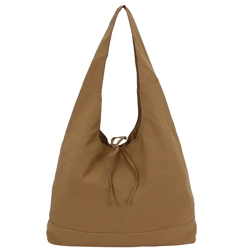 French Style Women's Bow Shoulder Bag Large Capacity Nylon - Image 4