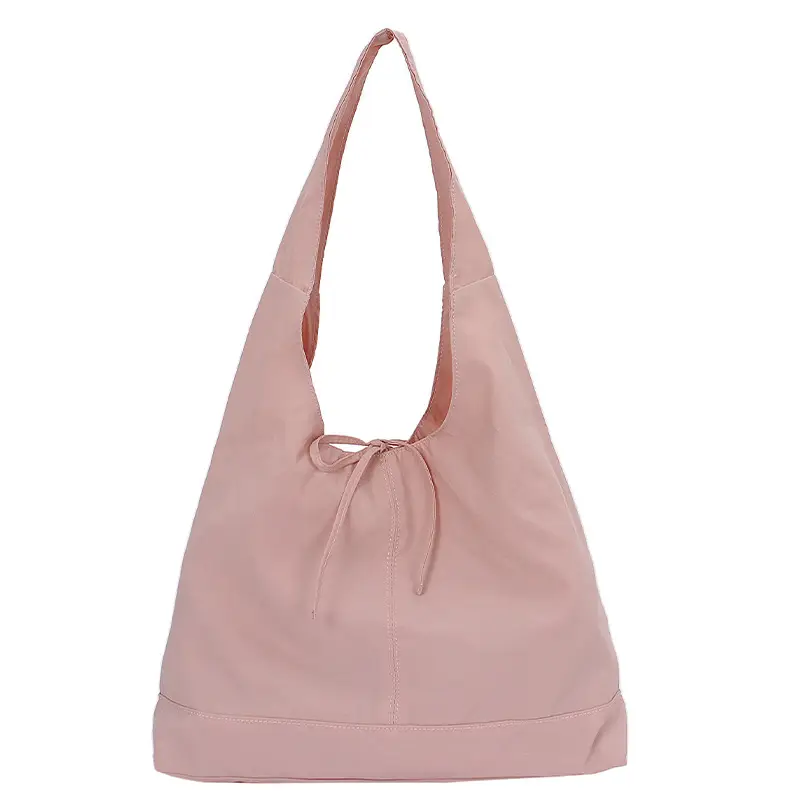 French Style Women's Bow Shoulder Bag Large Capacity Nylon - Image 6