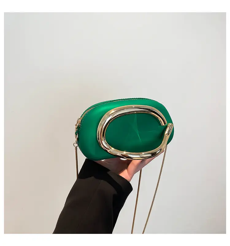 Pink Metal Chain Shoulder Crossbody Clutch 2025 — feature 32