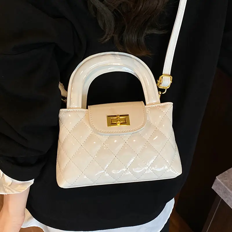 White Rhombus Shoulder Bag for Women 2026 - Image 10
