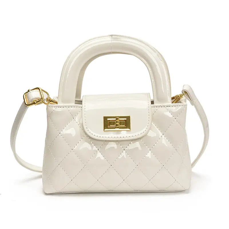 White Rhombus Shoulder Bag for Women 2026 - Image 11