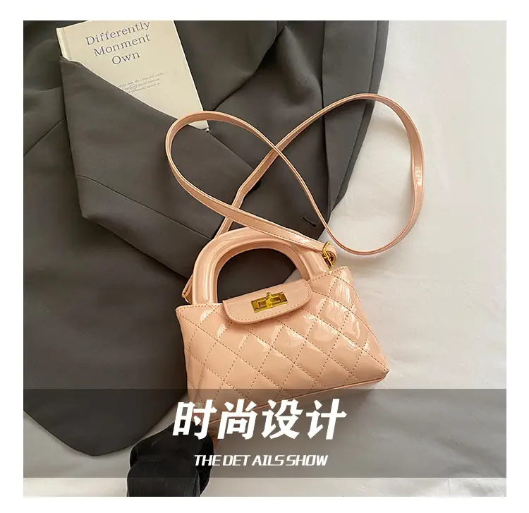 White Rhombus Shoulder Bag for Women 2026 — feature 11