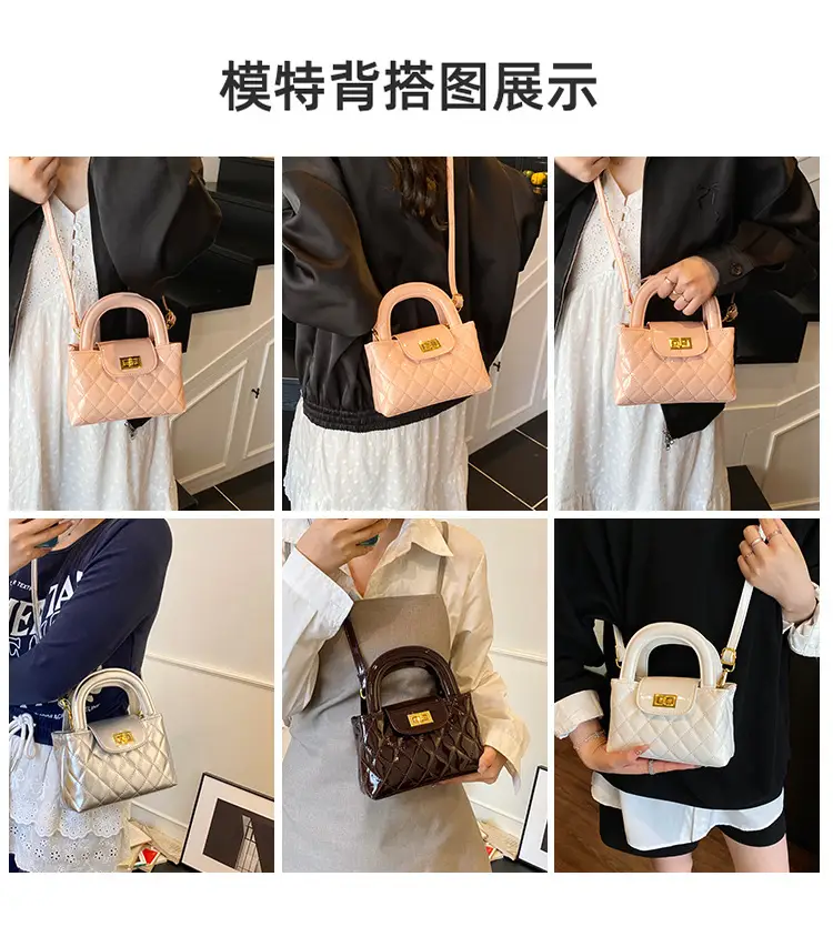 White Rhombus Shoulder Bag for Women 2026 — feature 3