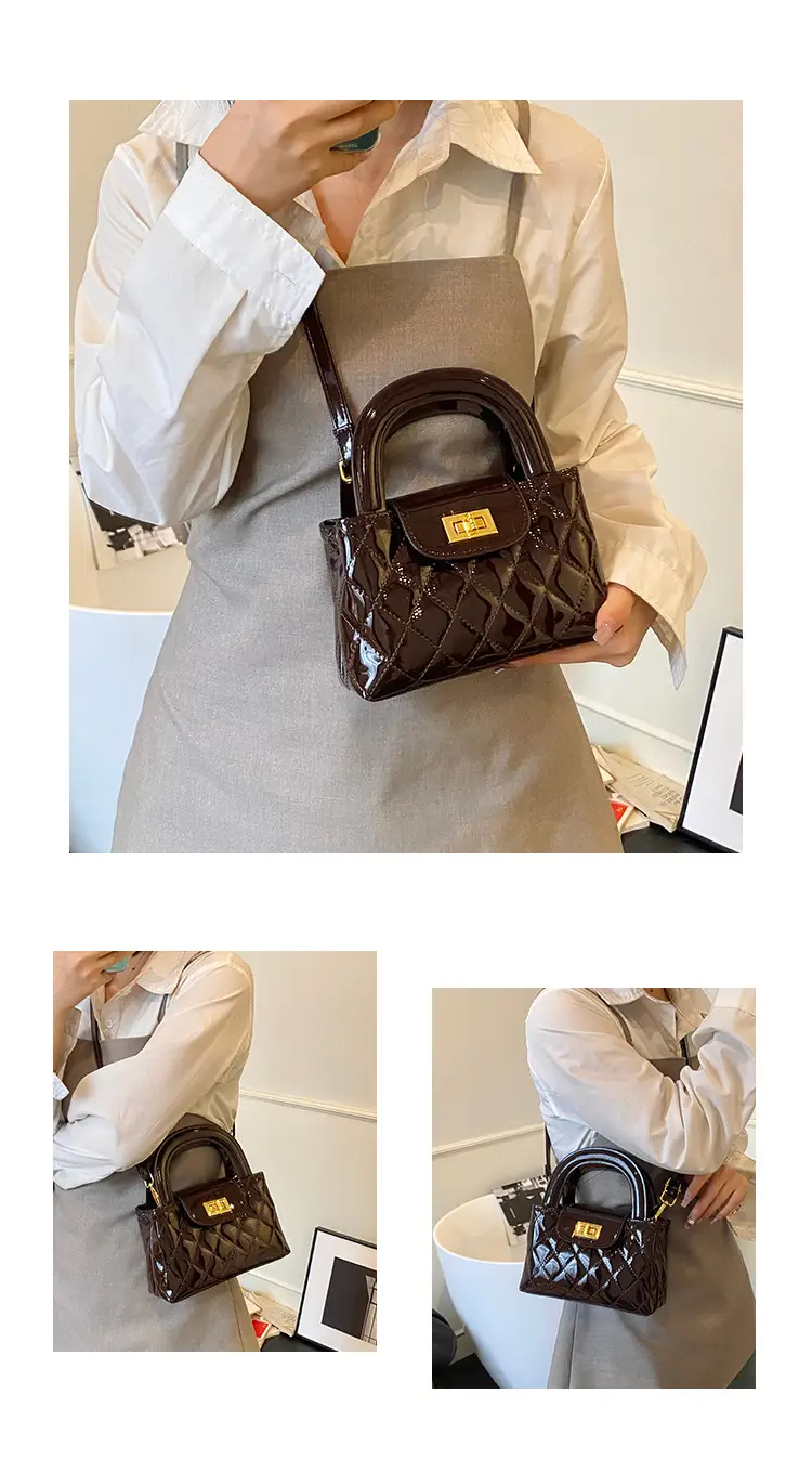White Rhombus Shoulder Bag for Women 2026 — feature 4