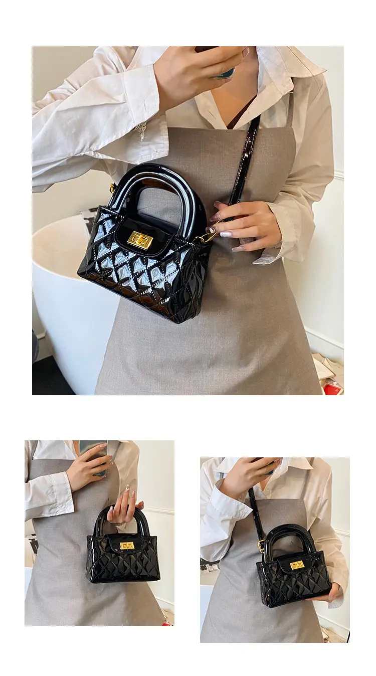 White Rhombus Shoulder Bag for Women 2026 — feature 6