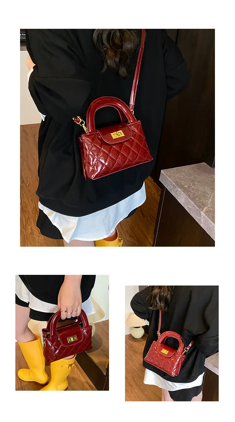 White Rhombus Shoulder Bag for Women 2026 — feature 7