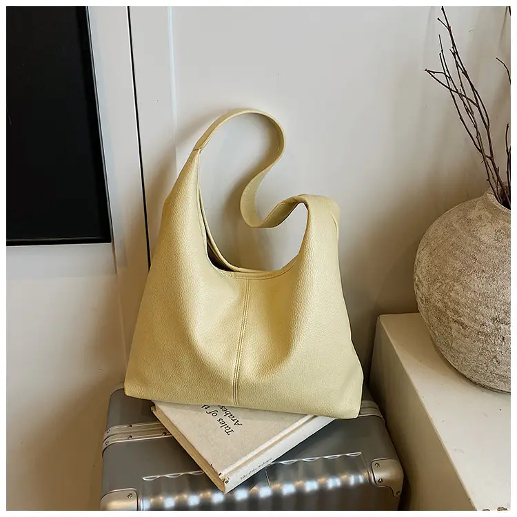 Women's Cream Tote Bag Large Capacity Shoulder Bag Summer 2025 — feature 34