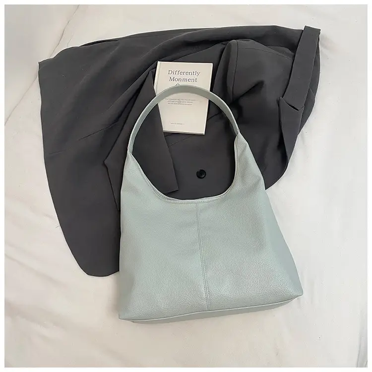 Women's Cream Tote Bag Large Capacity Shoulder Bag Summer 2025 - Image 3