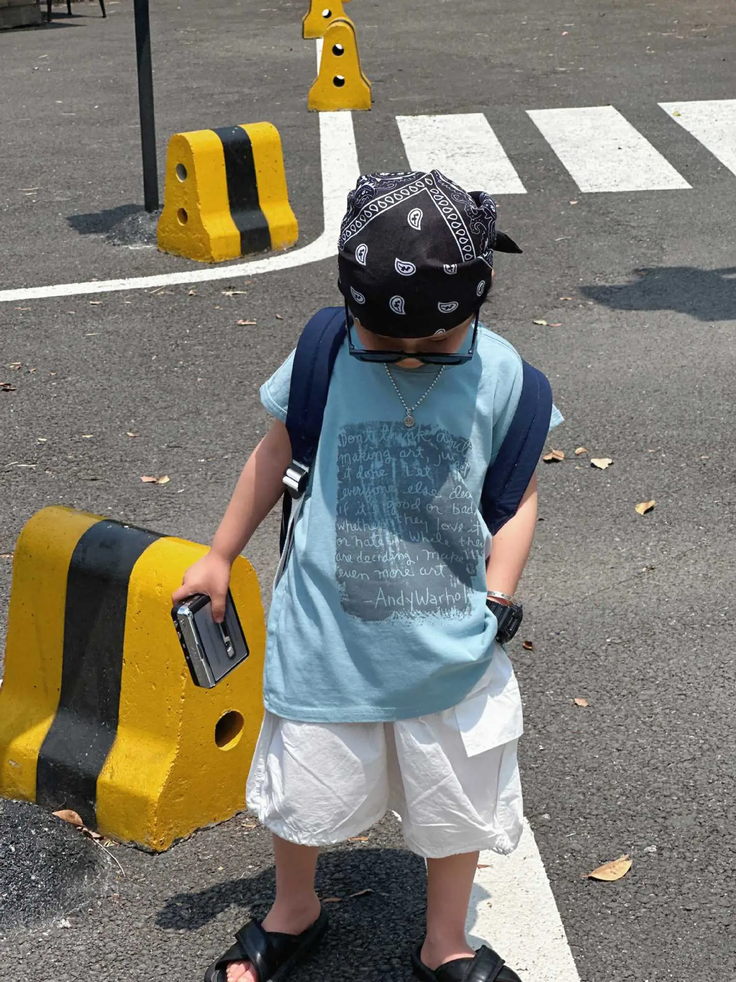 Kids American Retro T-Shirt Short Sleeve Summer Print — feature 2