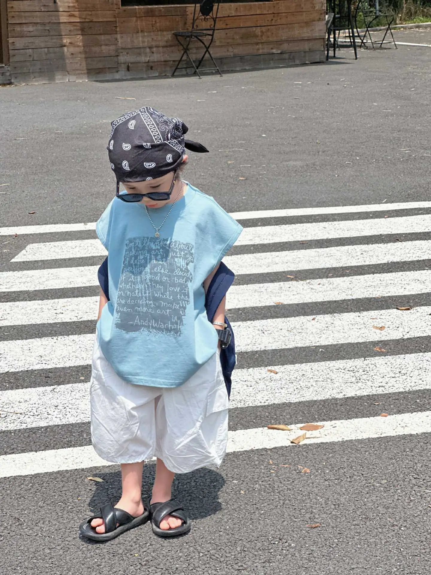 Kids American Retro T-Shirt Short Sleeve Summer Print — feature 4