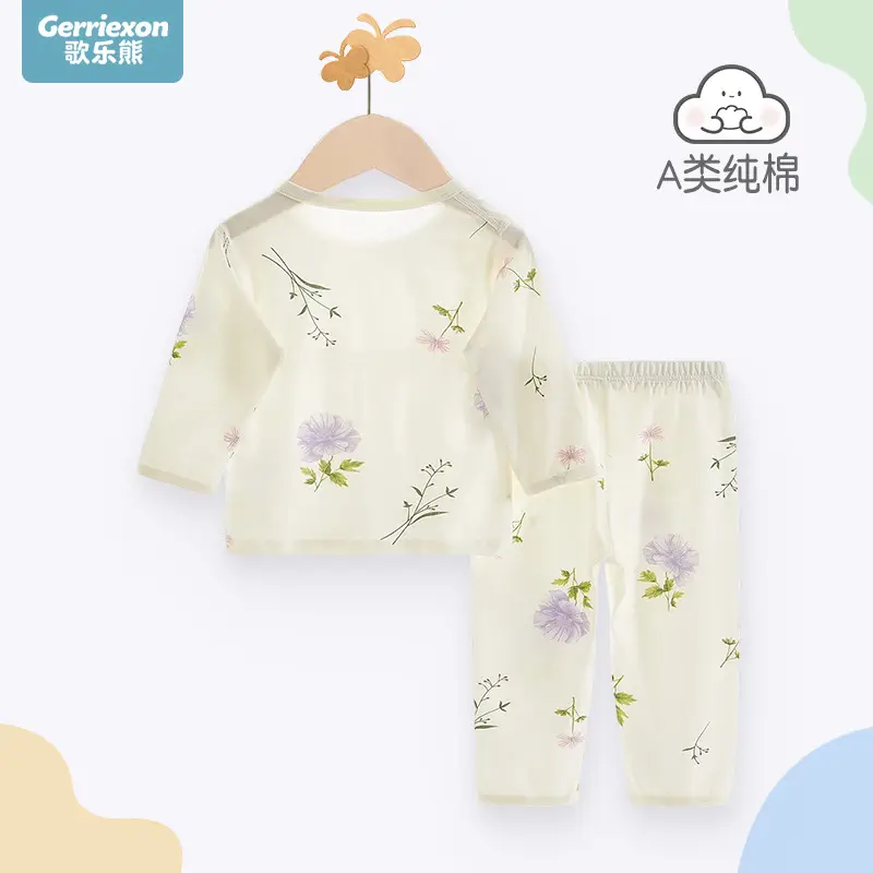 Girls' Pajamas Summer 2026 New Style Baby Air-Conditioning Clothing Set Pure Cotton Thin Style Little Princess Fashionable Girl Home Wear