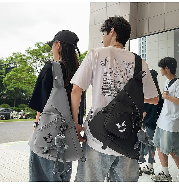 Japanese Style Crossbody Bag for Men Large Capacity Nylon — feature 20