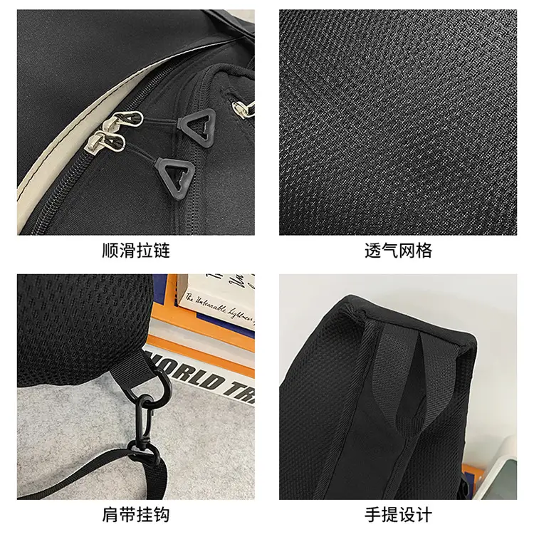 Japanese Style Crossbody Bag for Men Large Capacity Nylon — feature 38