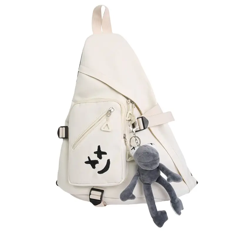 Japanese Style Crossbody Bag for Men Large Capacity Nylon - Image 2