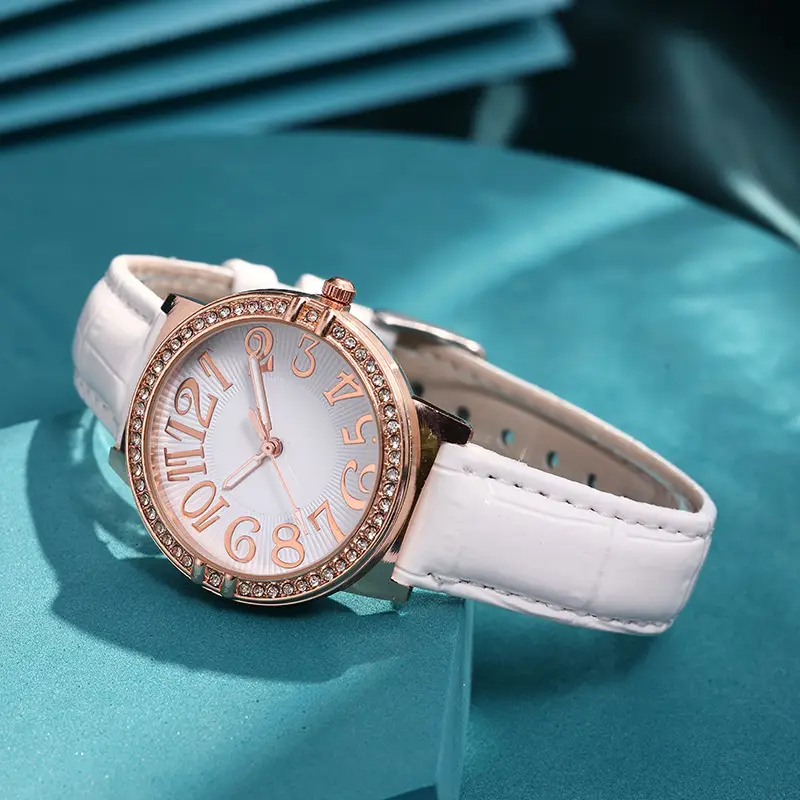 Classic White Diamond Watch Gift Set for Women - Image 8