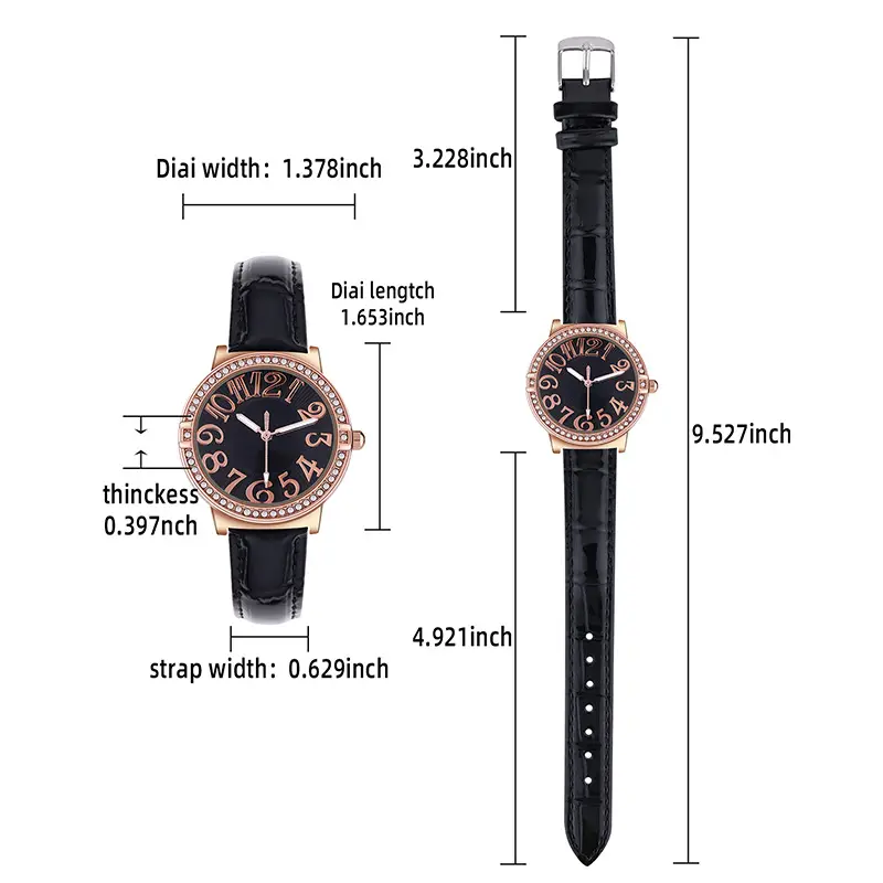 Classic White Diamond Watch Gift Set for Women - Image 10