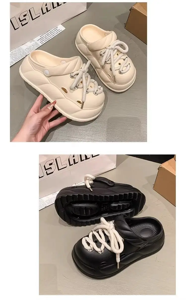 Women Beach Sandals with Rope Buckle & EVA Sole — feature 33