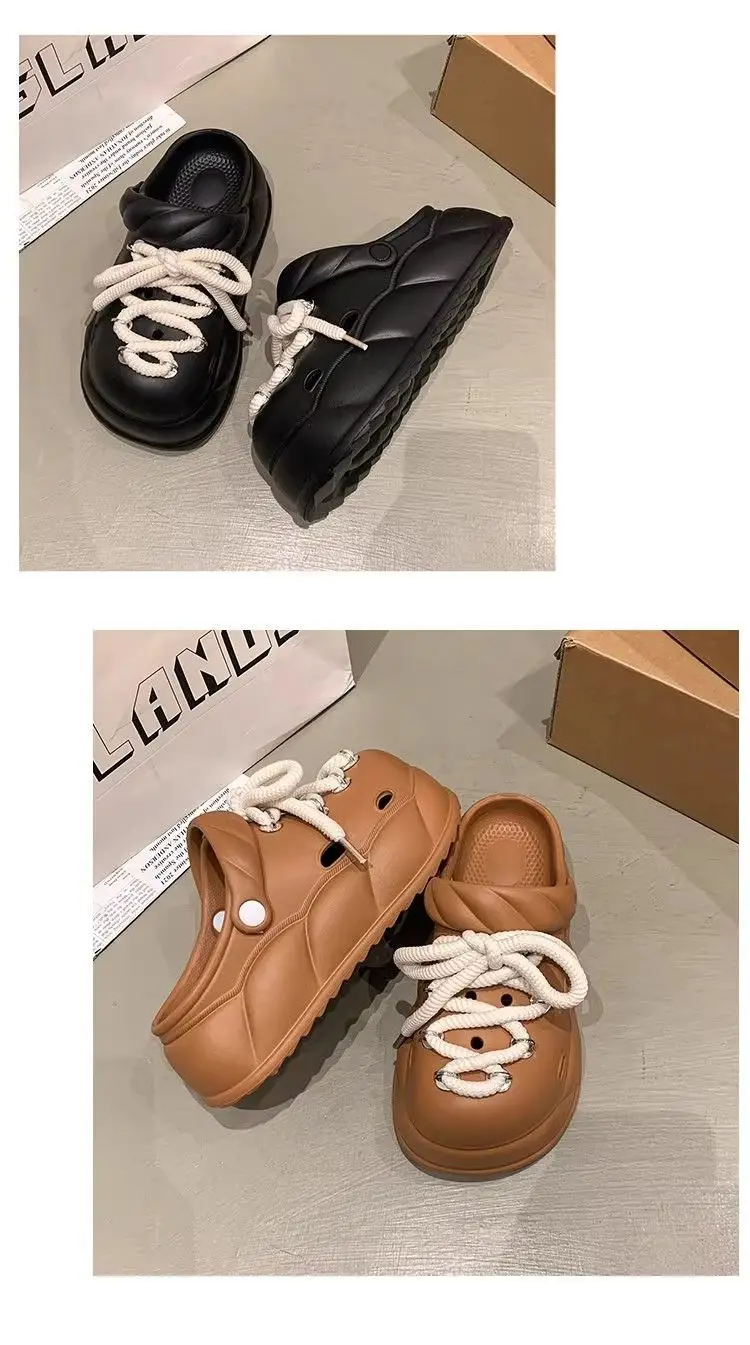 Women Beach Sandals with Rope Buckle & EVA Sole — feature 34