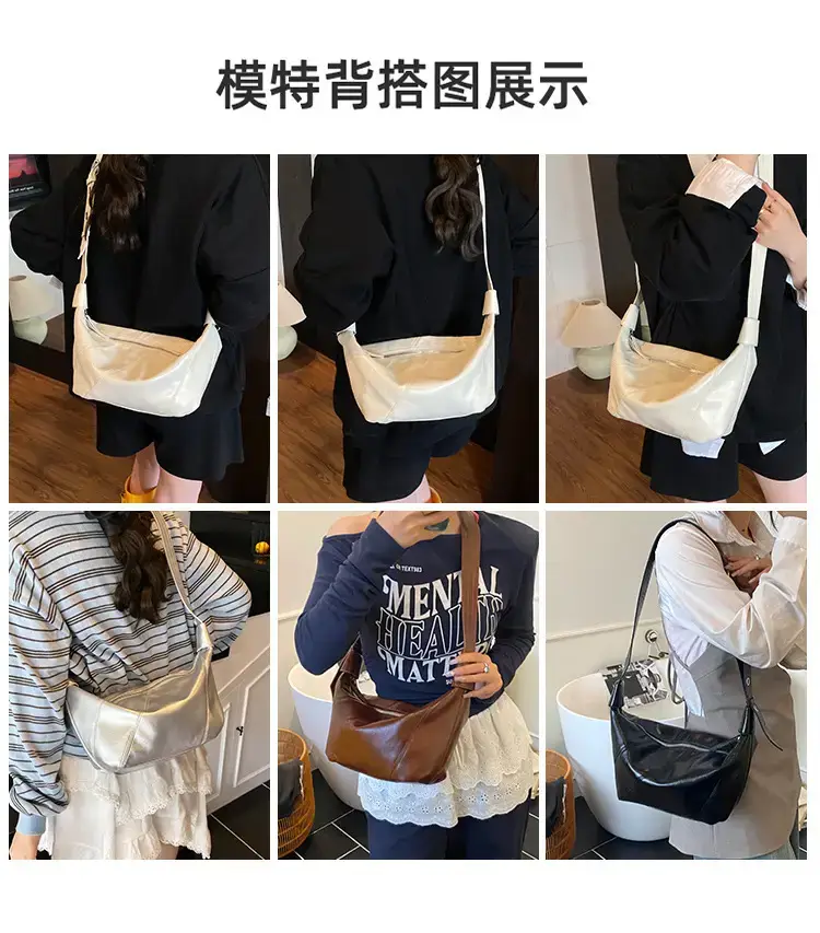 Silver Crossbody Bag Women 2025 Large Capacity — feature 3
