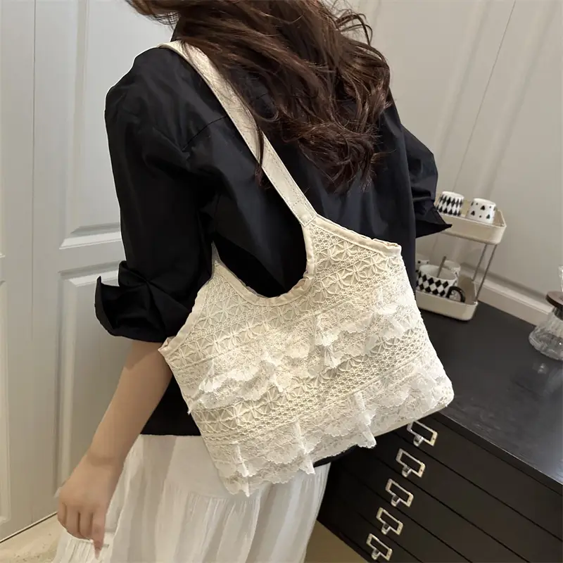 Fairy Lace Shoulder Bag Women 2025 Western Style