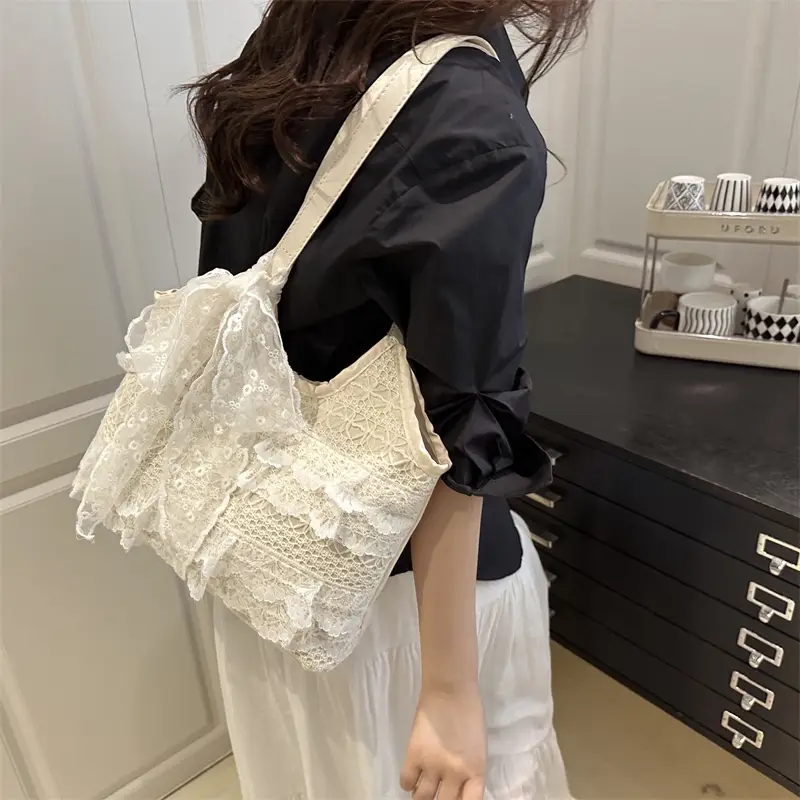 Fairy Lace Shoulder Bag Women 2025 Western Style