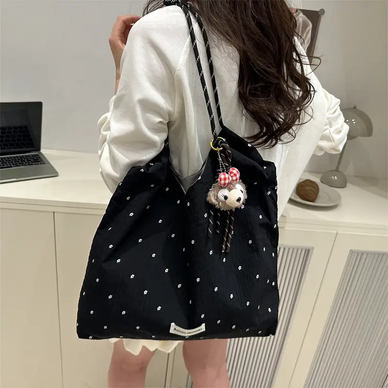 Women's Flower Chiffon Shoulder Bag Large Capacity 2025 - Image 6