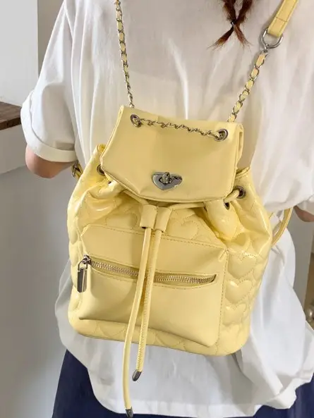 Red Double Shoulder Bag 2025 Women Luxury Crossbody