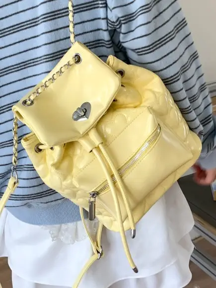 Red Double Shoulder Bag 2025 Women Luxury Crossbody