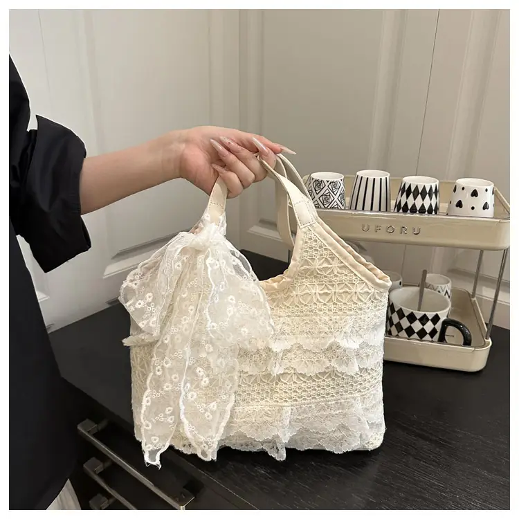 Fairy Lace Hollow Beach Bag Large Capacity — feature 11