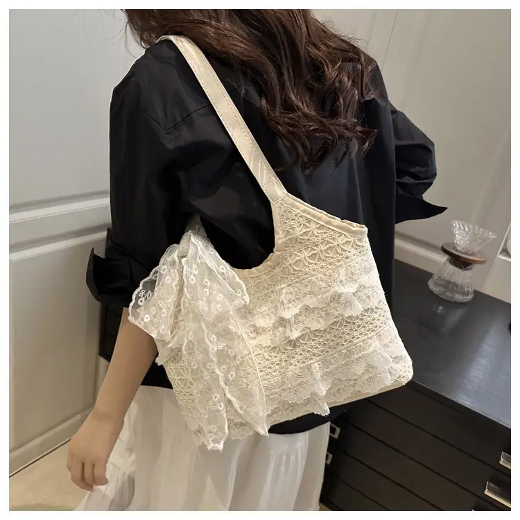 Fairy Lace Hollow Beach Bag Large Capacity — feature 13
