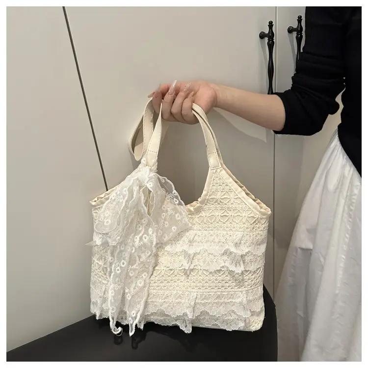 Fairy Lace Hollow Beach Bag Large Capacity — feature 14